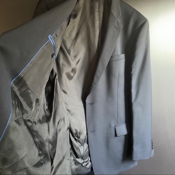 Loft Wool Solid Two Button Notch Lapel Jacket - Picture 6 of 10